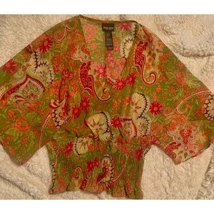 Women’s Green/Pink/Multi BISOU BISOU Size X-Small